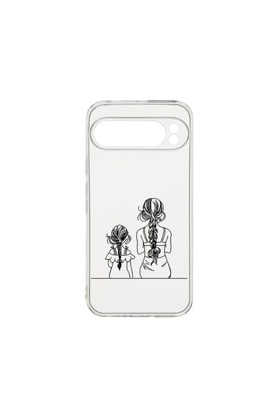 bestcase Husă transparentă din silicon de 2MM, compatibilă cu Google Pixel 9 ...