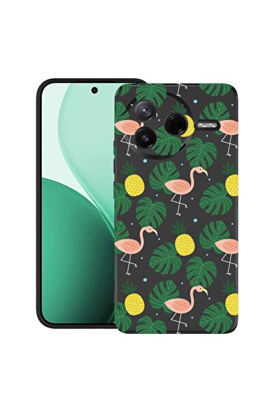 bestcase ¬Æ Husa TPU Ultra Slim Compatibil cu Poco F7 Pro, cu Design Flamingo...