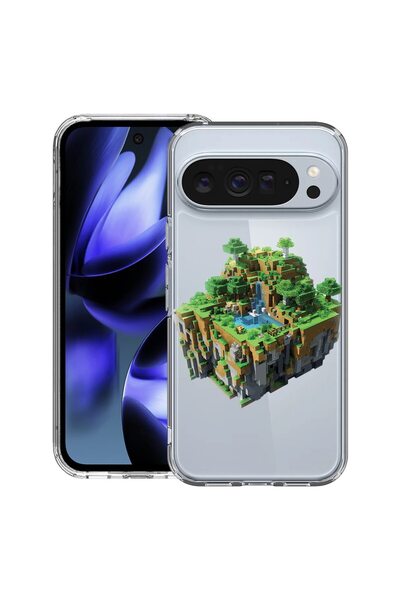 bestcase Husă pentru Google Pixel 10 / Pixel 10 Pro cu design Minecraft World...