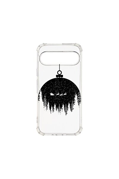 bestcase Husa Anti Shock 1.5MM, Compatibilă cu Google Pixel 9, Xmas Globe, Te...