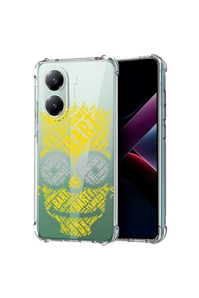 bestcase Съвместим калъф за Poco X7 Pro 5G, Удароустойчив 1.5ММ, Калиграфия Б...