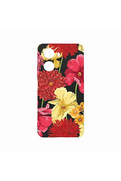 bestcase Θήκη, Συμβατή με Huawei Nova 10 SE, Κόκκινα και κίτρινα λουλούδια, Α...