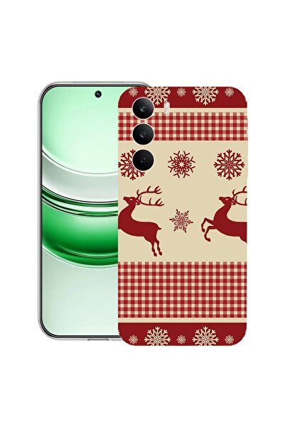 bestcase ¬Æ Husa Clear Silicon pentru Realme C71, Xmas Pattern, 2041144 T 1363