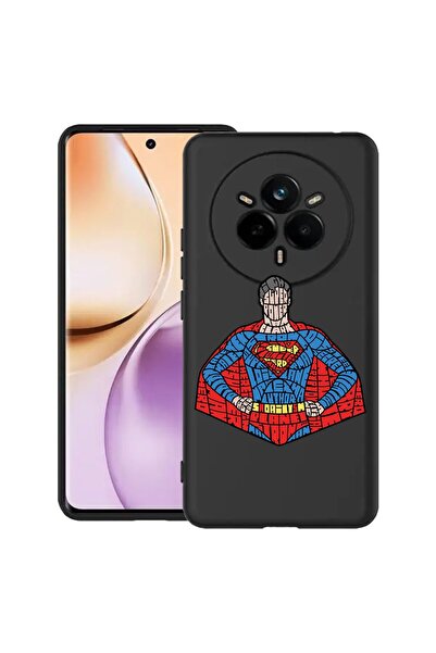 bestcase Husă pentru Realme 14 Pro Plus 5G, Calligraphy Superman, Silicon sub...