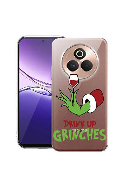 bestcase ¬Æ Husa pentru Realme P3 Pro cu Design Grinches - Drink Up, Clear Sl...