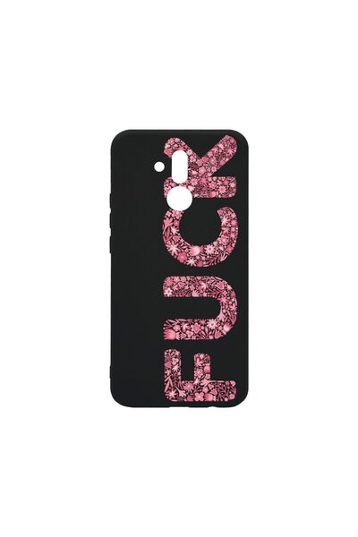 bestcase Λεπτή Θήκη Σιλικόνης 0.8MM, Συμβατή με Huawei Mate 20 Lite, FCK, Ανθ...