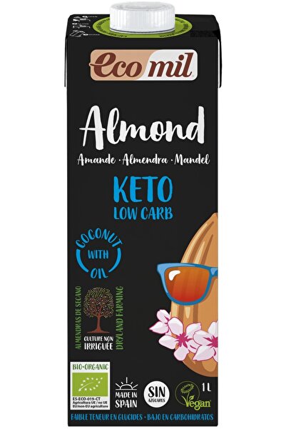 Ecomil Bautura bio vegetala de migdale natur Keto, 1L