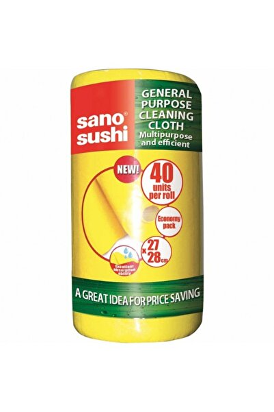 Sano Phet 2 bucati Universal Roll Cloth, 40 Pieces, Yellow, Ultra Resistant a...