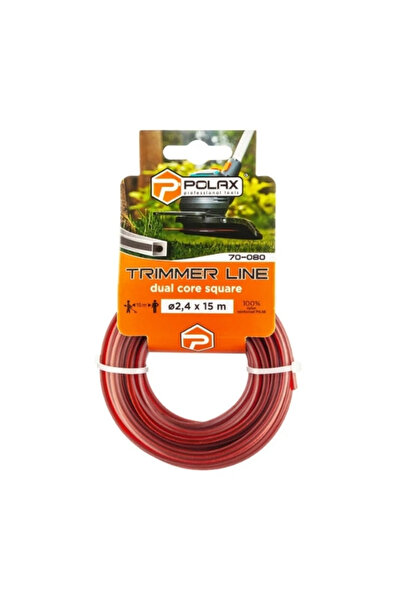POLAX Fir Trimmer Dual Core Square 2.4mmx15M