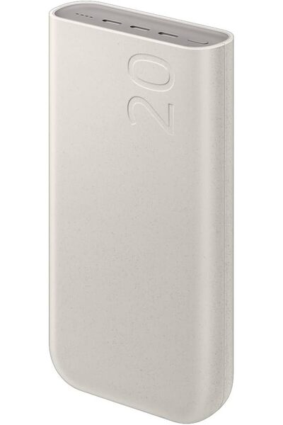 Samsung 20000mAh 45W Battery Pack with Three Type C Ports, Beige