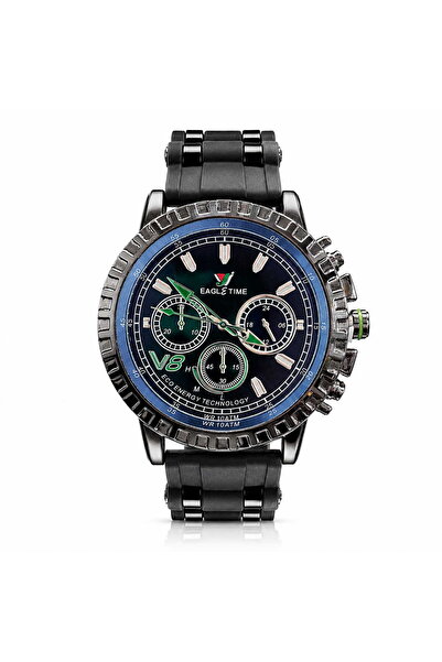 Watch Men's wristwatch, EagleTime, Black, ET16