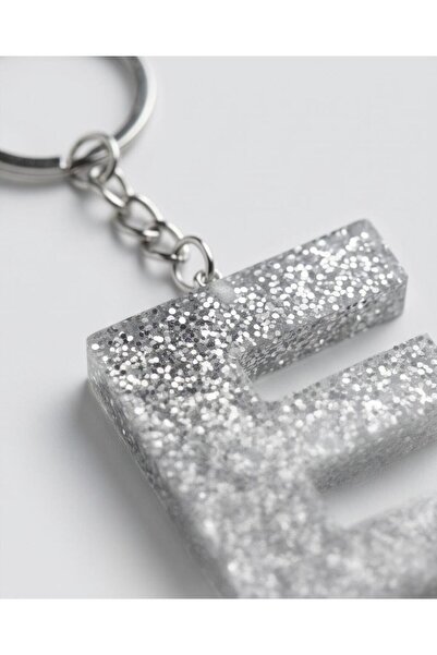 Luvia Accesories Keychain Letter E Epoxy Keychain