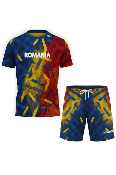 OEM Men's T-shirt and shorts set Romania P067