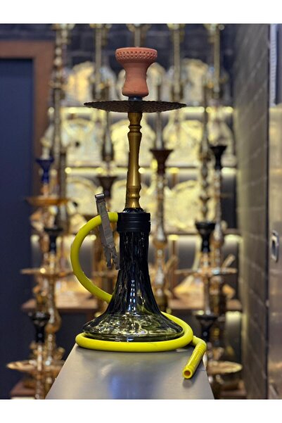 DR KARAM HOOKAH Zarif Nargile – Alüminyum Takım (SARİ)
