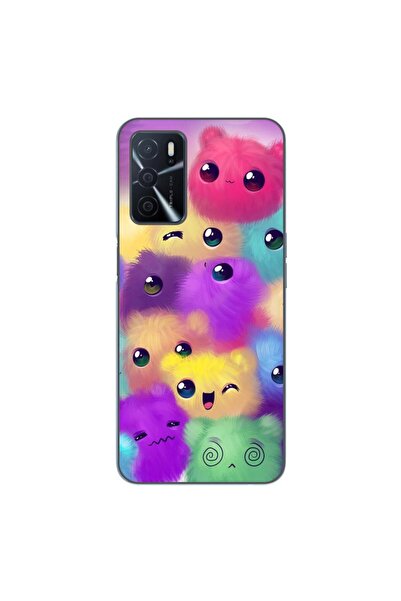 OEM Husa compatibila cu Oppo A16 Silicon Gel Tpu Model Pufosi Colorati