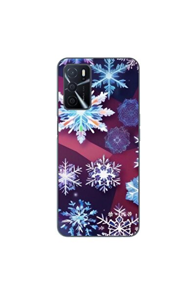 OEM Husa compatibila cu Oppo A16 Silicon Gel Tpu Model Fulgi de Gheata