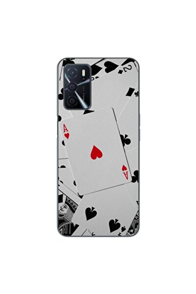 OEM Husa compatibila cu Oppo A16 Silicon Gel Tpu Model Carti Poker