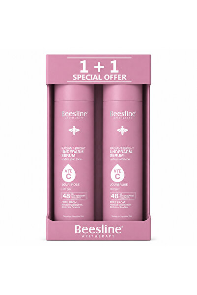 Beesline سيروم تحت الإبط راديانت برايت جوري روز، (1+1) مجانًا، سريع الجفاف، م...