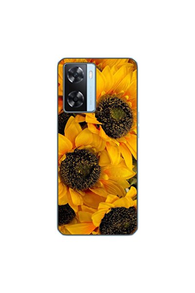 OEM Husa compatibila cu Oppo A57s Silicon Gel Tpu Model Floarea Soarelui