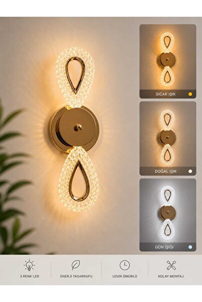 Marsel Lighting YAGMUR 2LI APLİK SALON OTURUMLU APLŞİK
