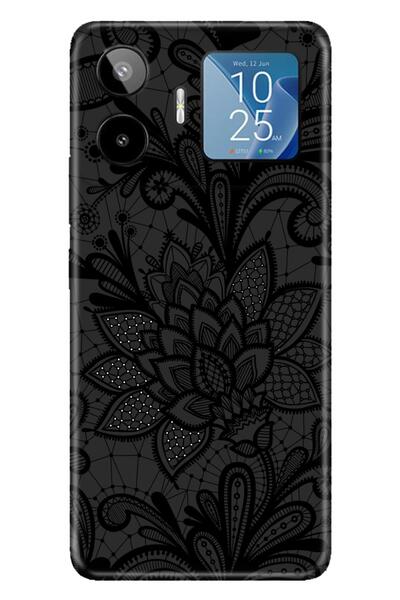 General Mobile GM 26 Pro G903 Kılıf Renkli Silikon Baskılı TPU Mandala Gül