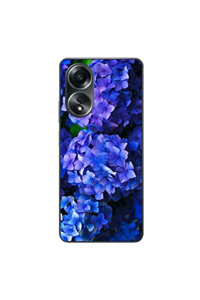 OEM Husa compatibila cu Oppo A58 4G Silicon Gel Tpu Model Hortensii