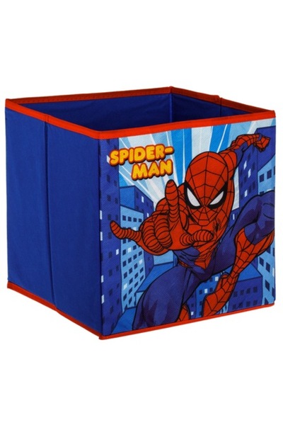 OEM Blue Storage Box with Spiderman Model 25x25x25cm