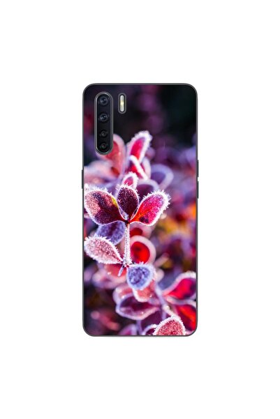OEM Husa compatibila cu Oppo A91 Silicon Gel Tpu Model Flori Inghetate