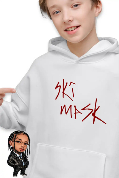 OEM Kids Boys Ski Mask Signature Party All Night Hoodie