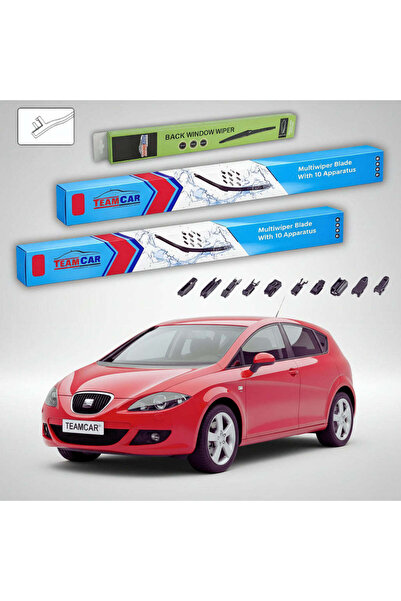 TEAMCAR Υαλοκαθαριστήρες Seat Leon 1P1 2005-2009 |   Σετ Επίπεδων Στηριγμάτων...