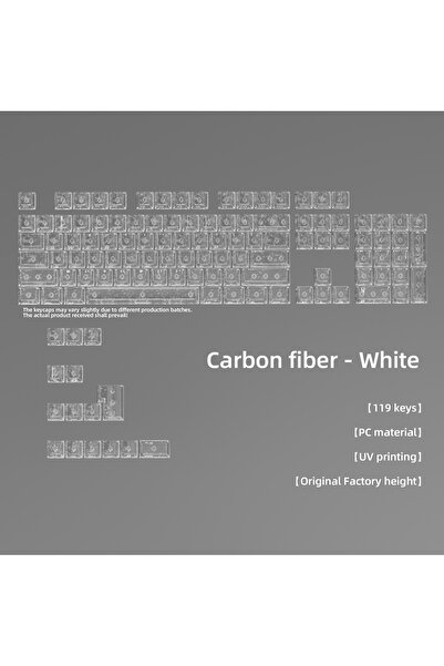 Leaven Mekanik Klavye Tuş Takımı Simli Şeffaf RGB Keycaps