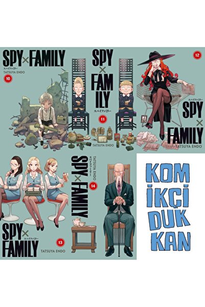 Gerekli Şeyler Yayıncılık SPY X FAMILY 10-11-12-13-14 SET (KD 5 KİTAP + POSTE...