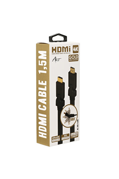 ART Cablu HDMI - HDMI 1.5m negru (AL-05)