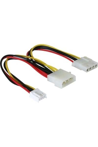DELOCK Stromkabel Molex 4Pin -> Molex 4Pin +3,5 FDD