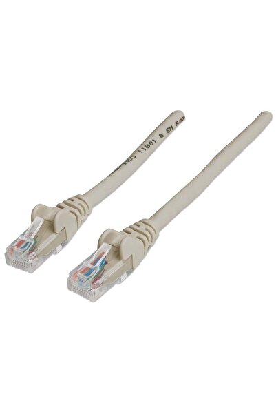 Intellinet Cablu patch RJ45 U/UTP Cat6 20m cu protecție metalică gri