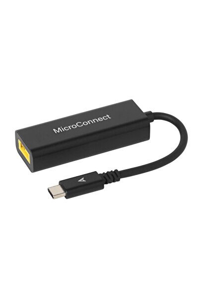 MicroConnect Adaptor de alimentare USB-C la priză pătrată Lenovo, Negru Intra...