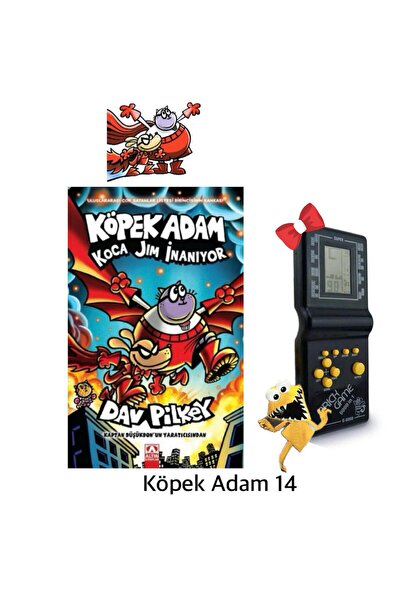 Altın Kitaplar Köpek Adam-14 / Koca Jim İnanıyor & Brick Game Tetris Hediyeli