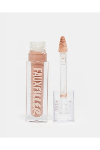 HUDE Glitter lip gloss with non-sticky texturelight beige nude, 3.9 ml