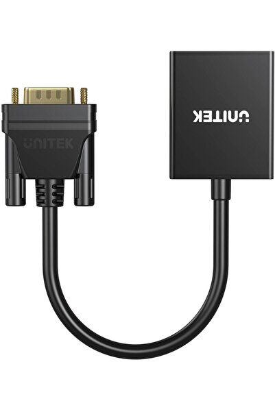 Unitek Adaptor AV HDMI - D-Sub (VGA) negru (V1112ABK01)