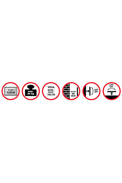 Reflecta Suport FLEXO 22-100 (15-22 inchi/15 kg, 1x articulație pivotantă 30°...