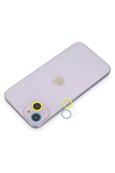 Generic Brand زجاج حماية عدسة الكاميرا الملونة لـ Apple iPhone 13 Mini - أصفر...