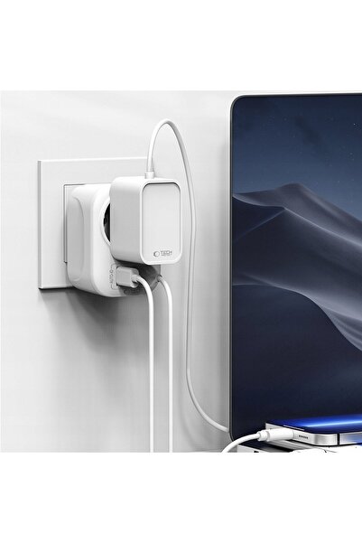Tech-Protect ADAPTOR DE CĂLĂTORIE TA100 US LA EU ALB
