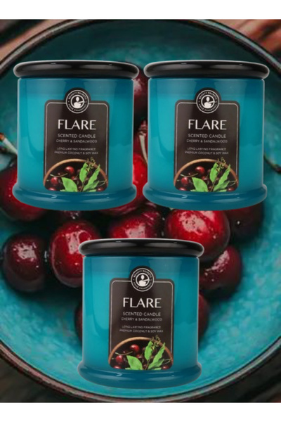 The Beauty Secrets 3 Pieces Flare Scented Candle 500grams