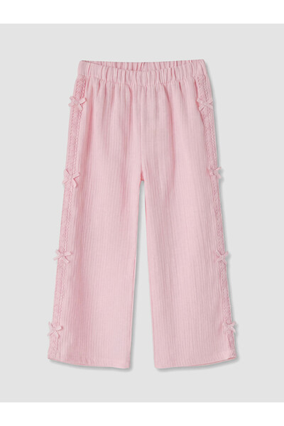LC Waikiki Rmz Gi̇yi̇m Farkiyla Lace Detailed Girls' Trousers