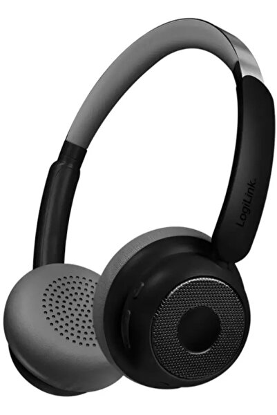 LogiLink Căști cu microfon, Bluetooth 6.0, ANC, negre