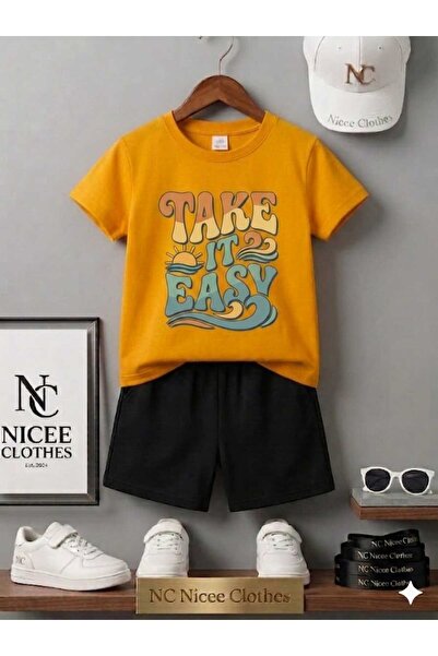 NC Nicee Clothes LETNJA DEČJA MAJICA I KRATKE HLAČE UNISEX (OPRATI SE LAKO ŠT...