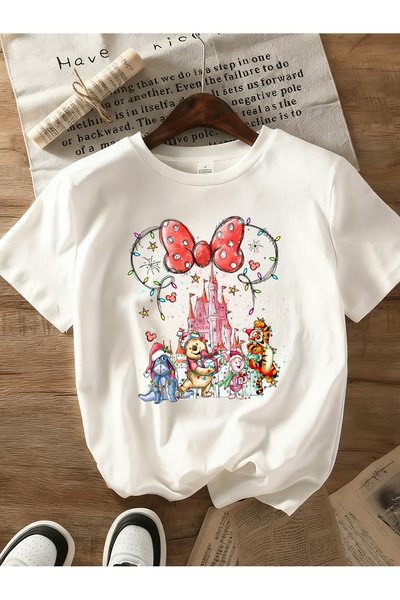 SAUDI DISNEYLAND disneyland Men and Women's 100% Cotton T-Shirt - Oversized C...