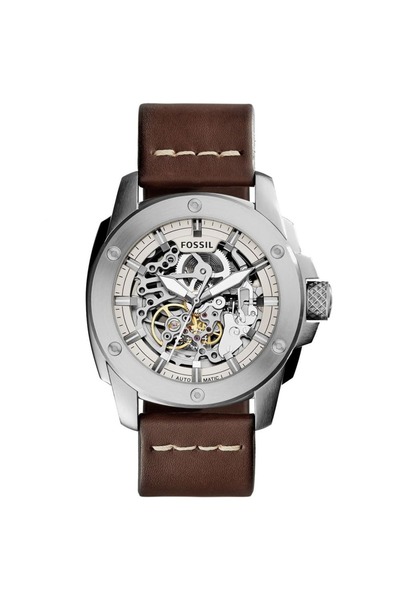 Fossil ME3083 Modern Machine Automatic Brown Leather Watch