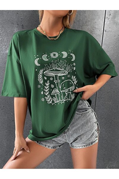 bellanova Unisex Oversize T-shirt με στάμπα Streetwear Άνετη εφαρμογή Daily P...