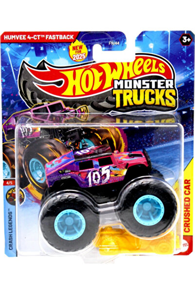HOT WHEELS Monster Truck Monster Truck 1:64 Humvee 4-Ct Fastback Fyj44/Jcd77